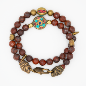 Poppy Jasper Double Wrap Bracelet