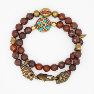 Poppy Jasper Double Wrap Bracelet