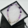 Amethyst with Sterling Silver Tassel Bracelet