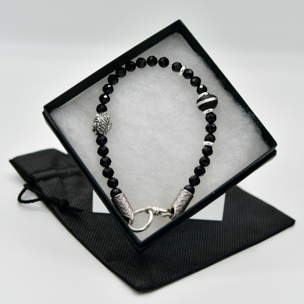 Black Spinel Sterling Silver