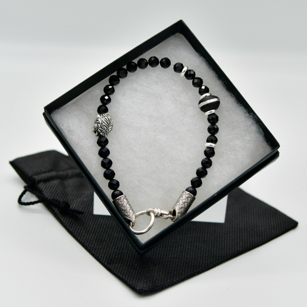 Black Spinel Sterling Silver