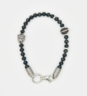 Black Spinel Sterling Silver