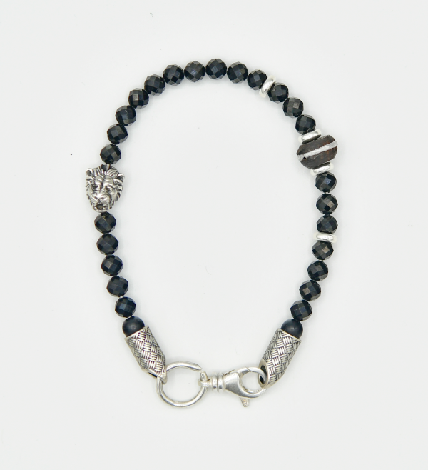 Black Spinel Sterling Silver