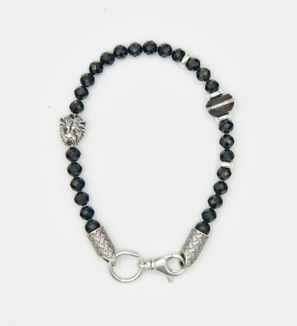 Black Spinel Sterling Silver