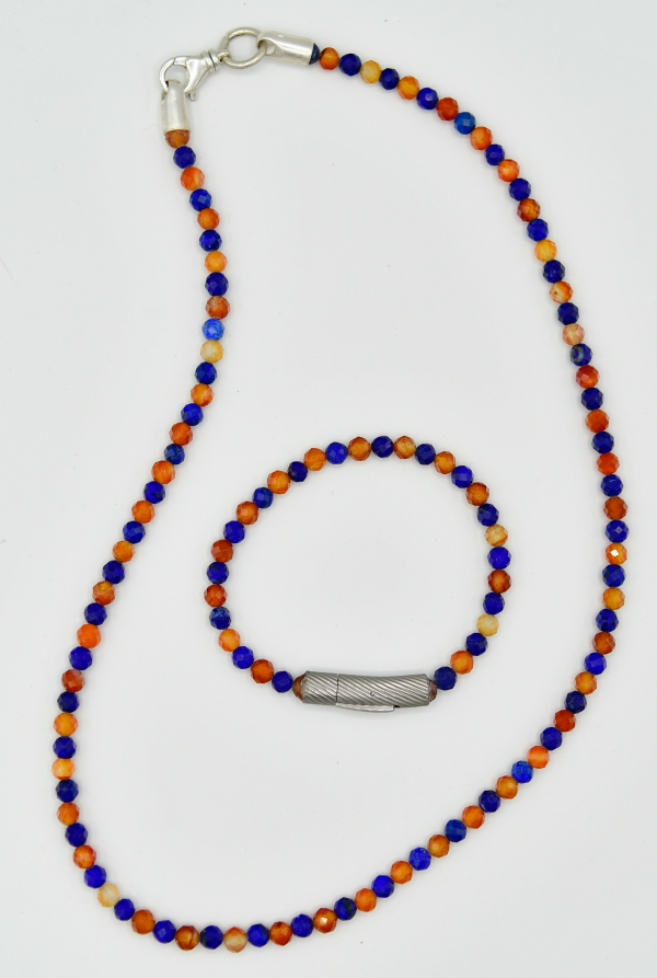Carnelian and Lapis Set