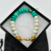 Large Ceramic Lion Head Bracelet