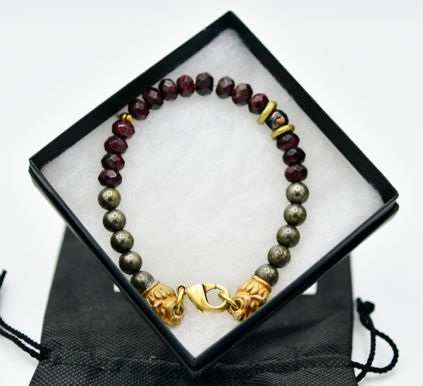 Garnets with Pyrite