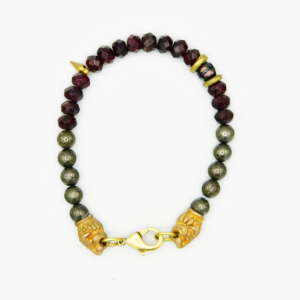 garnetpyritelions Garnets with Pyrite