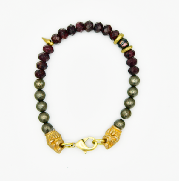 Garnets with Pyrite