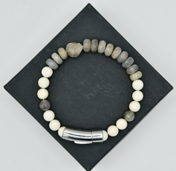 Labradorite and Ivory Jasper