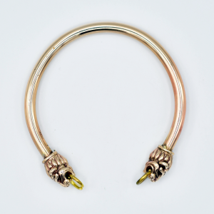 Bronze Lion Head Cuff