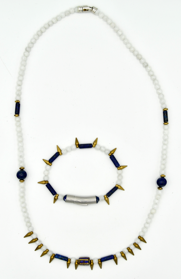 Moonstone and Lapis Set