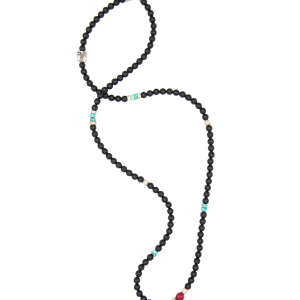 Matte Onyx with Sterling Silver