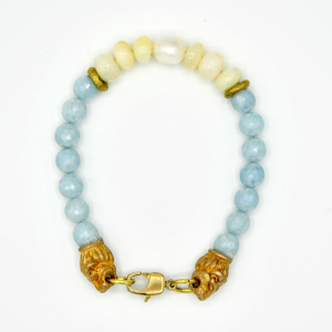 Opals, Pearl with Blue Quartz