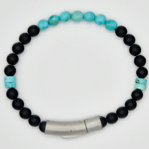 Turquoise with Onyx