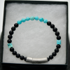 Turquoise with Onyx