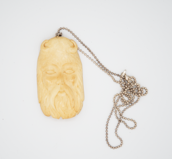 Viking Carved Antler Pendant